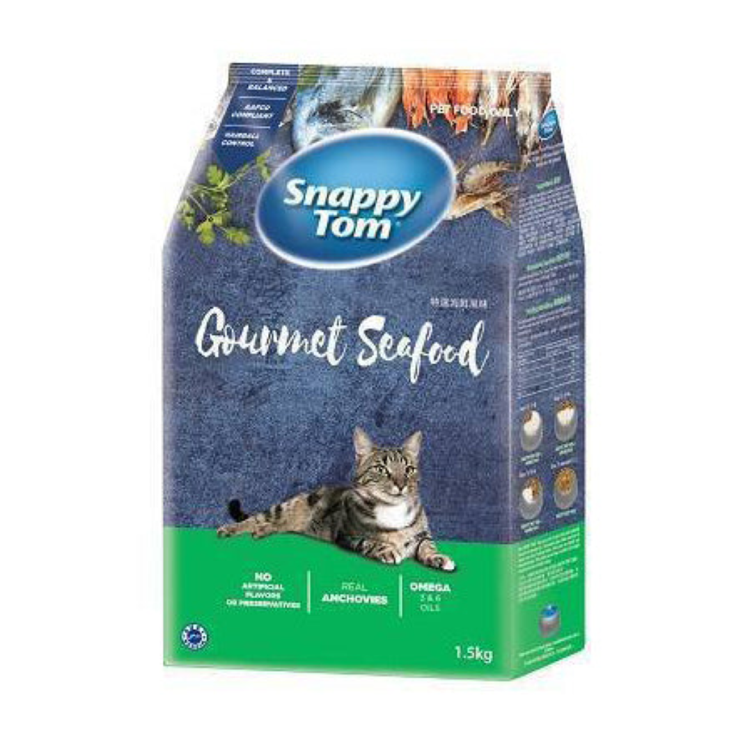 SNAPPY TOM CAT GOURMET SEAFOOD 1.5KG